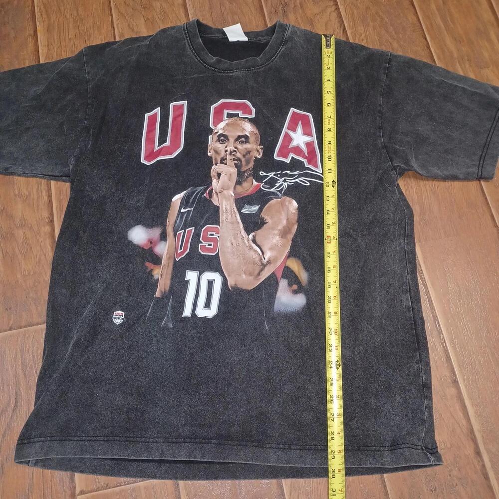 Kobe Bryant Usa Team T-Shirt - Legendary Basketball Design Unisex Tee Xxl